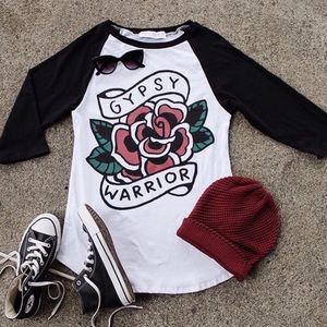 Gypsy Warrior Baseball Tee